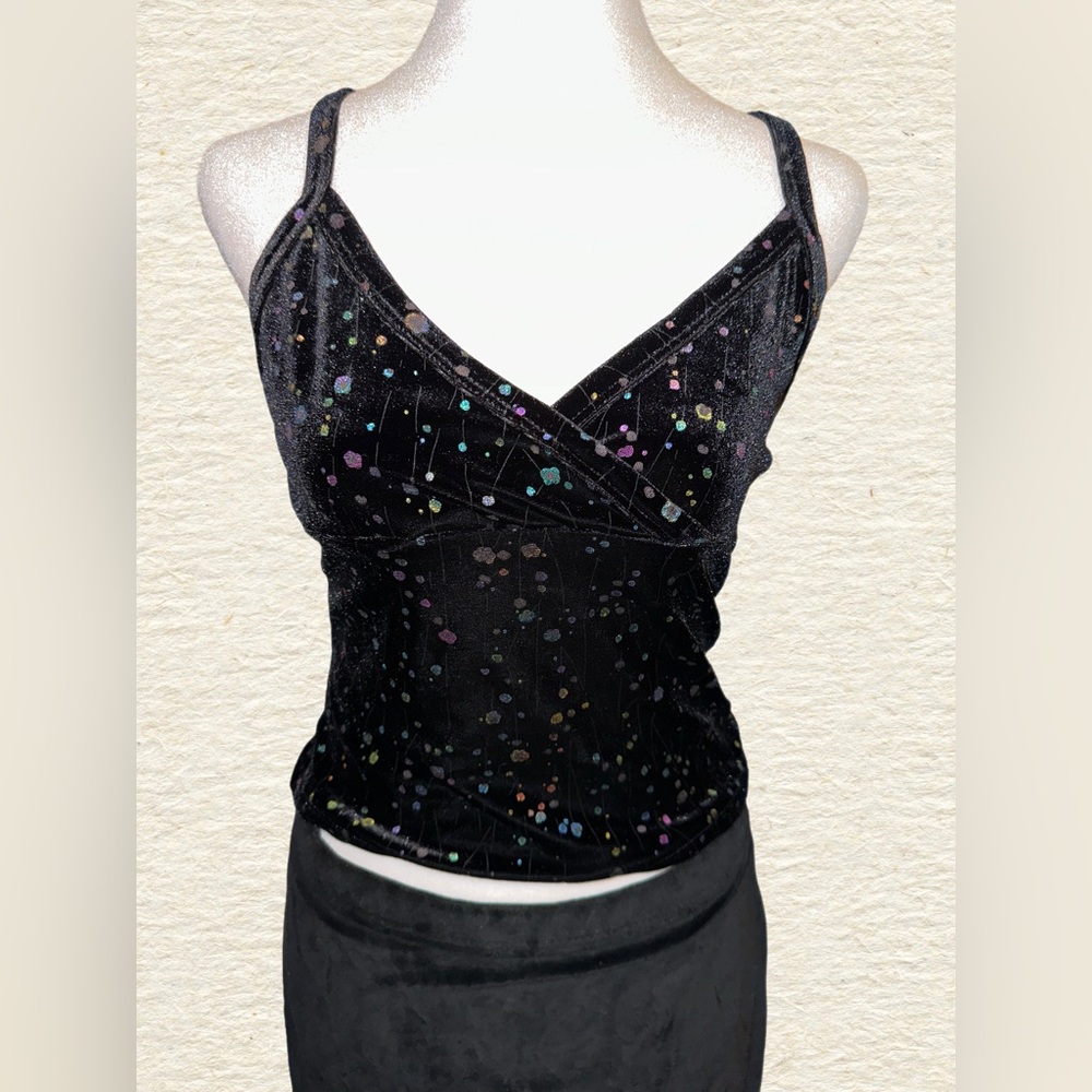 Vintage 90s velvet tank top